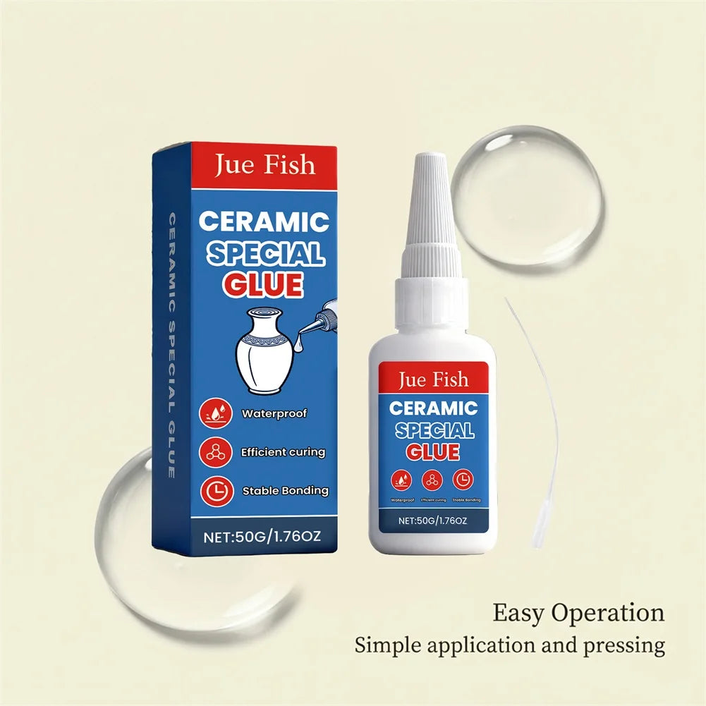 Clear Pottery Glue Waterproof Ceramic Repair Paste Broken Kitchen Mug And Plate Restoration Bathroom Tile Cracks Maintenance
﻿