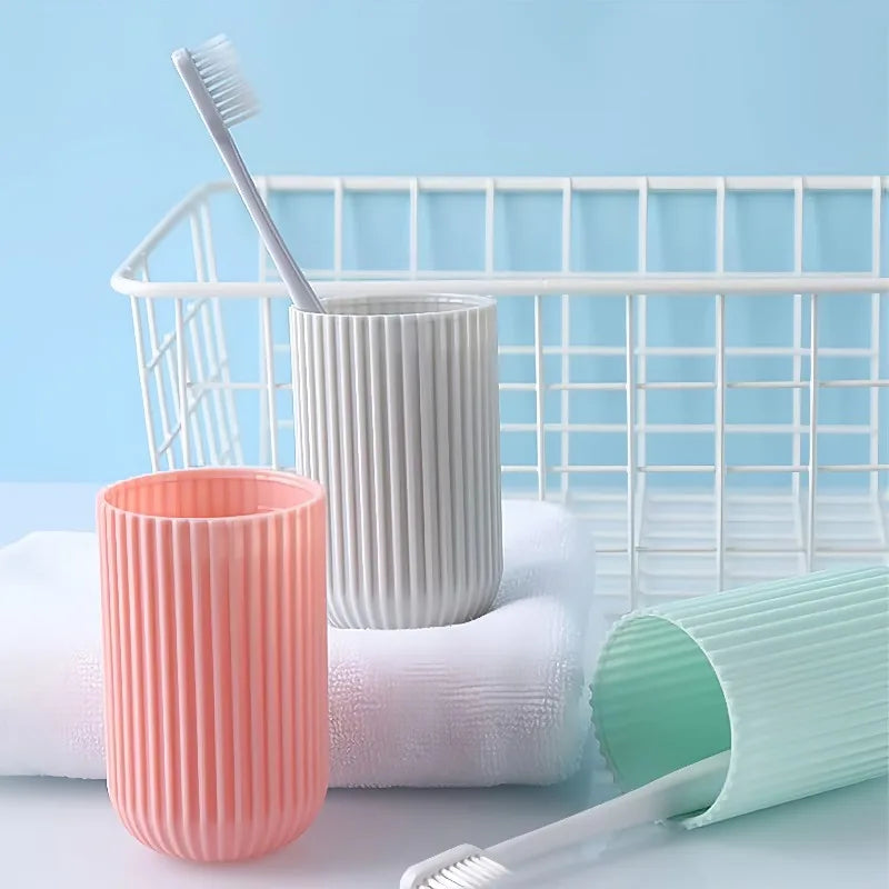 Travel Portable Toothbrush Cup Mouthwash Cup Travel Toiletries Storage Cup Dental Kit Box Toothpaste Storage Box