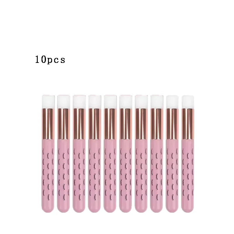 50/20/10pcs Eyelash Cleaning Brush Lash Shampoo Brush for Eyelash Extensions Peel Off Nose Pore Blackhead Remover Makeup Tool