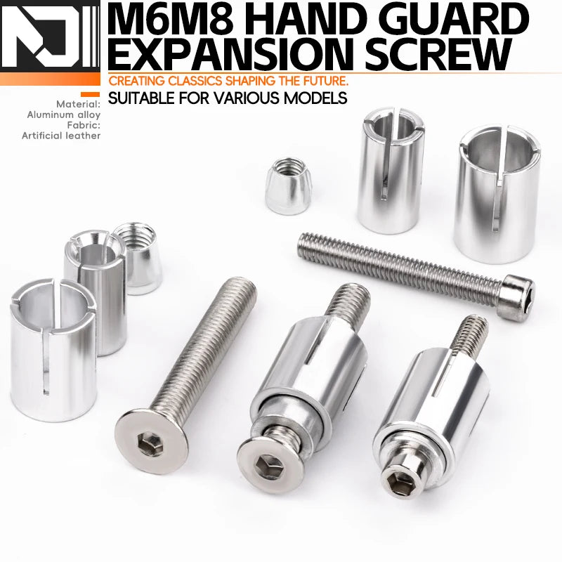 2pcs/set 13/16mm Expansion Screw Handguard Handlebar End Plugs Screws Universal Handle Bar Expand Screws Motorcycle Accessories
