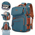 ZUOKEDISI Airlines Approved 15.6-inch Laptop Travel Backpack with Shoe Box and Luggage Strap, Hiking Backpack