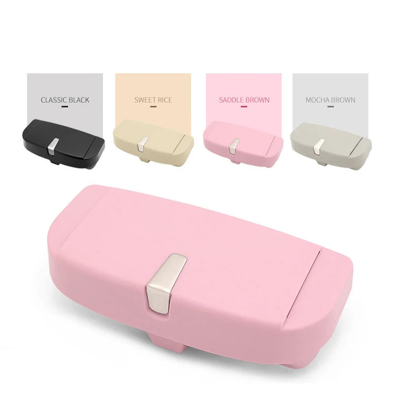 Universal Car Glasses Box Storage Holder Sunglasses Case Mount Auto Interior Accessories Visor Clip for BMW VW Mercedes Benz