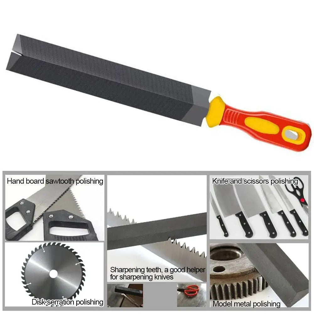 6/8inches Diamond-Shaped Files Saw Files Hand Saw Woodworking Garden Tool For Sharpening Straightening Wood Carving