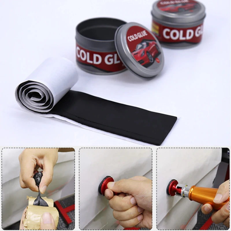 Auto Dent Professional Repair Cold Glue Body Dent Car Quick Repair Pull-out Remover Auto Sheet Metal Repair Hardware Hand Tools