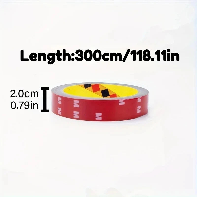 300CM Extra Strong Double Sided Tape Adhesive Car Special Tear Off Without Leaving Traces High Viscosity Mounting Fixing Sticky