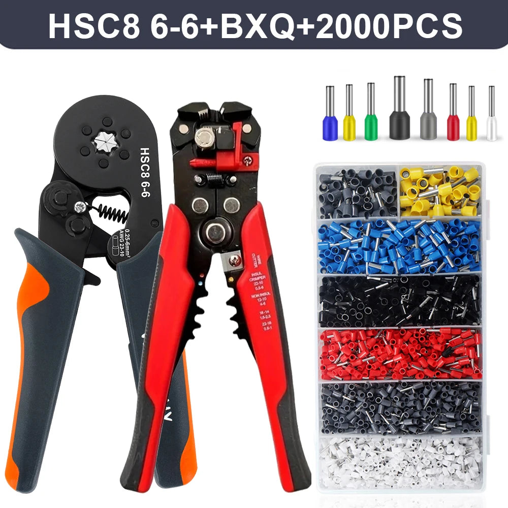 Wire Stripping Multifunctional Pliers For Cable Cut CrimpTerminal High Precision Automatic Hand Tool Crimper Cable Cutter