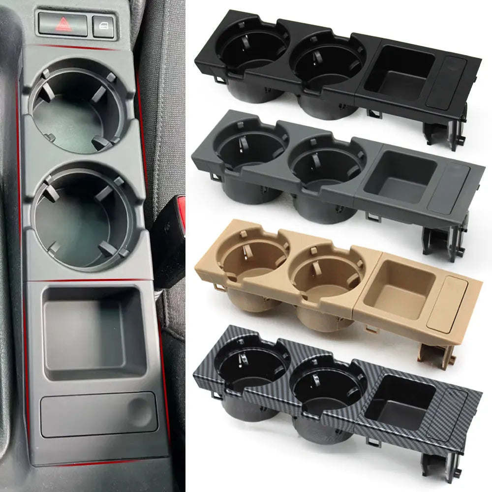 Car Front Center Console Drink Water Cup Holder And Storage Box Coin For BMW 3 Series E46 1998-2006 323i 318i 320i 51168217953