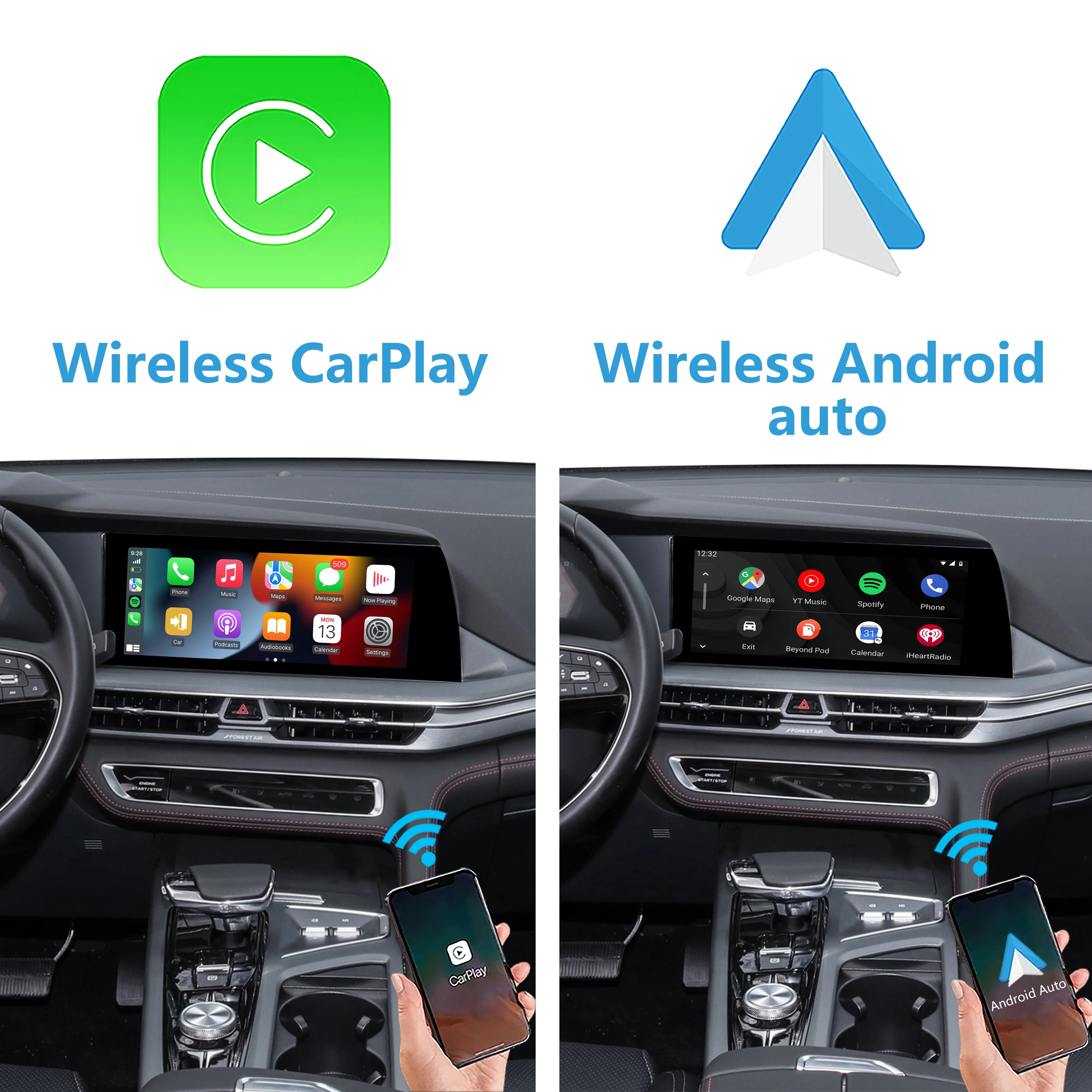 Wireless CarPlay & Android Auto Module for Changan CS35Plus CS55Plus CS75Plus CS85 CS95 EADO UNI-T UNI-K Support Original Camera