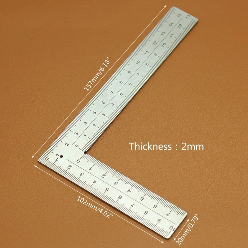 367D Upgraded Framing Ruler Carpenters Square L Ruler Right Angle Ruler Framing Tools L Shape Ruler Metal Square Woodworking