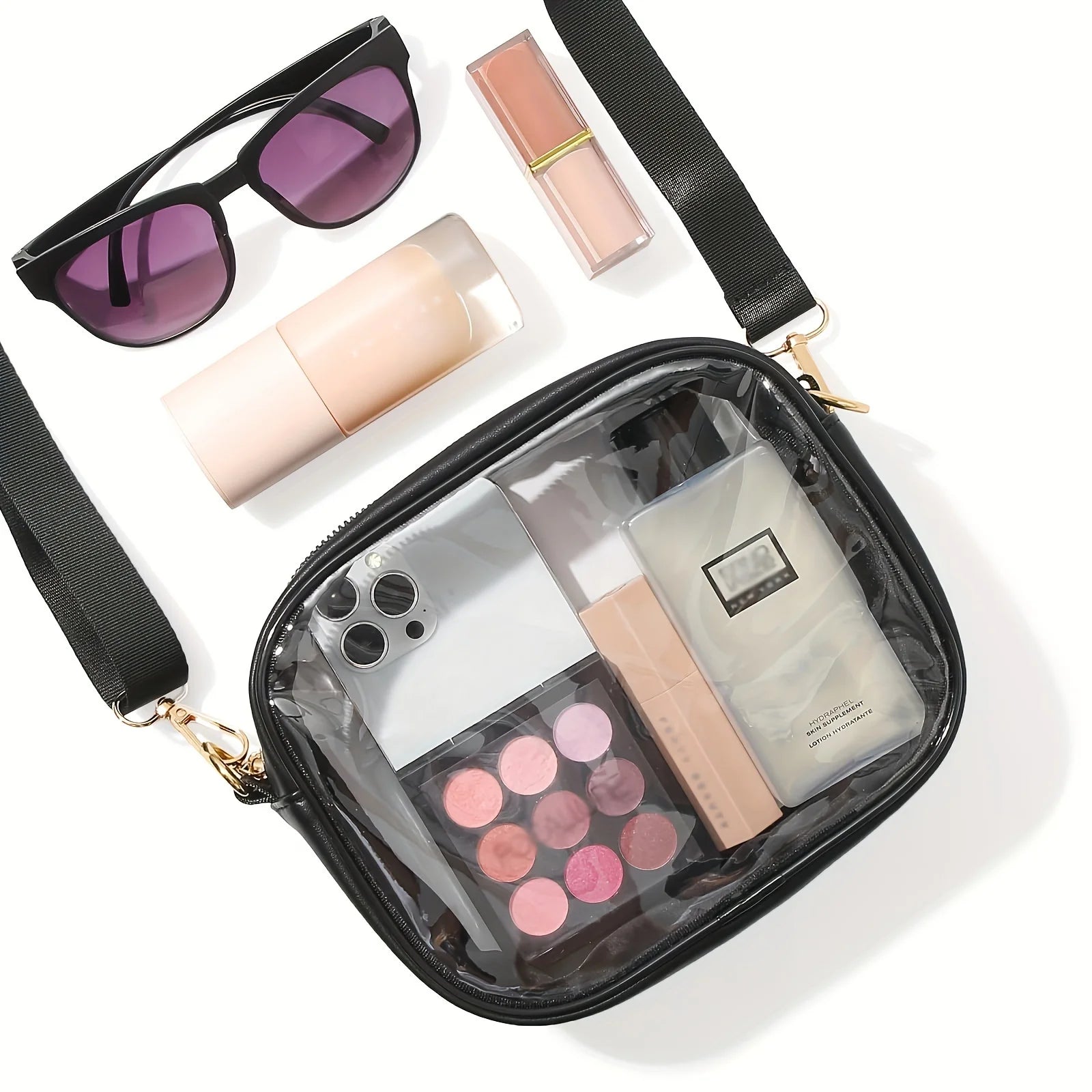 Clear Bag Stadium Approved, Crossbody Transparent Bag for Concerts Sports Events, Purses For Women & Men