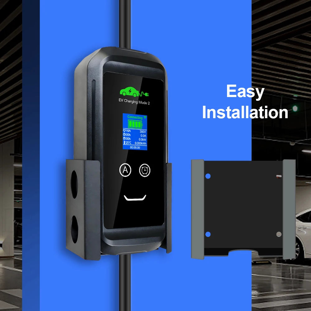 Kolanky Mobile Eletric Vehicle EV Charger Wallbox Control Iron Holder Easy Install