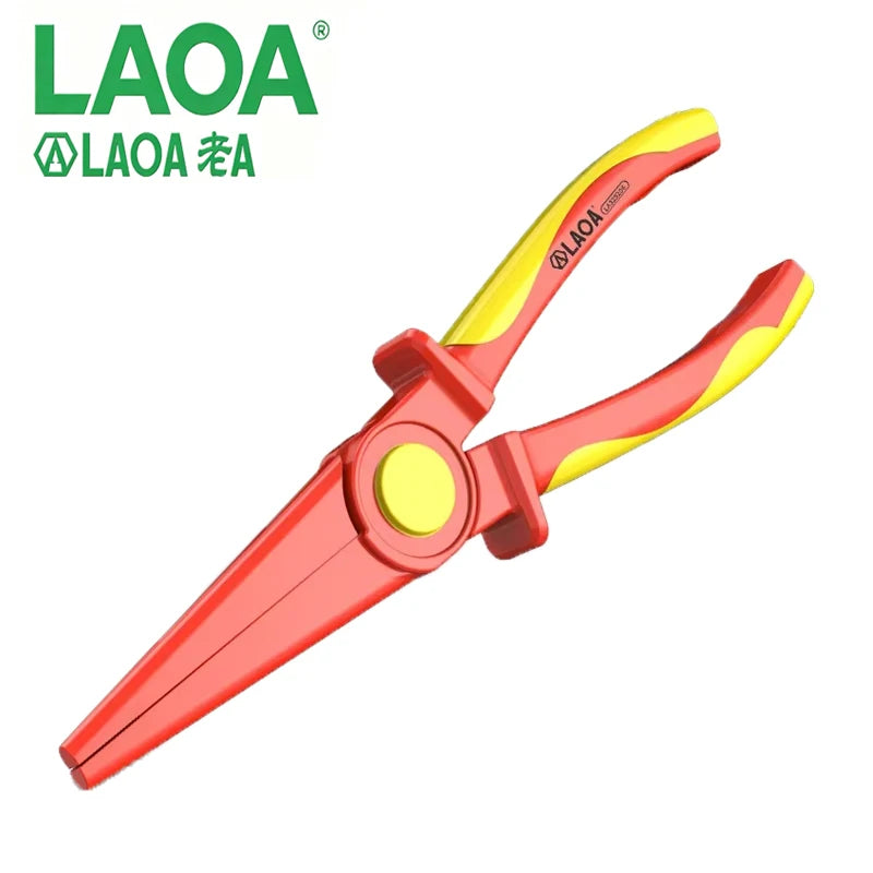 LAOA LA325206 LA325208 Insulated Pliers Set Heavy Duty 1000V High Voltage Resistant For Electrician Live Line Maintenance