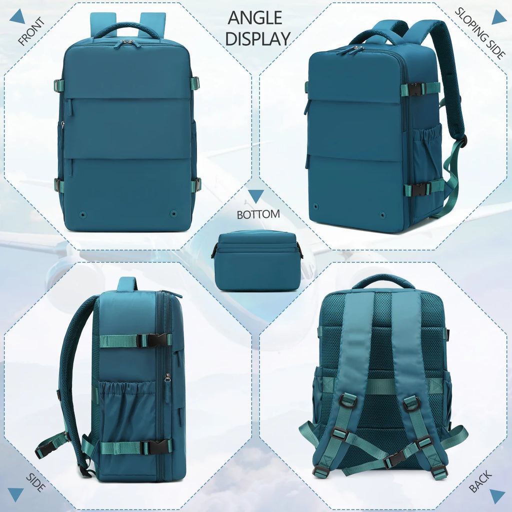 Vacuum Compression Backpack, Airline-Approved Carry-On Size, Tote Bag/Laptop Backpack, Unisex Design