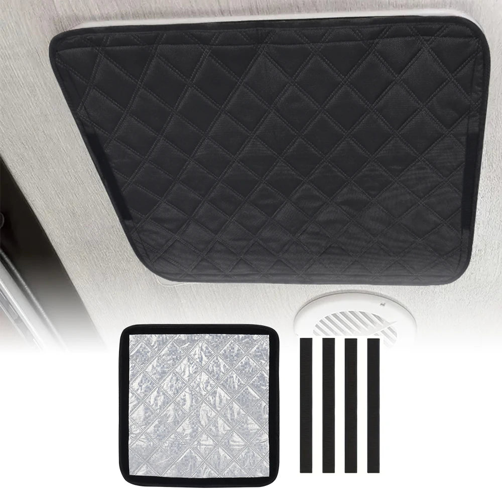 1PC Caravan Sunshade Skylight Shading Pad Foldable Awning Cover Waterproof Camping Tailgate Sunshade Car Trailer RV Accessories