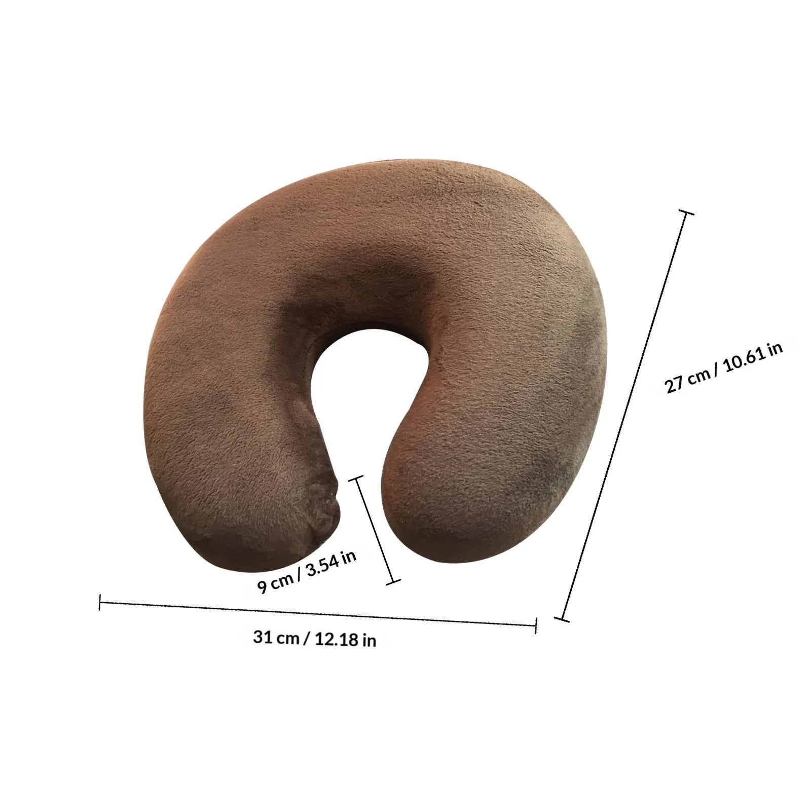 Memory Foam U-Shaped Neck Pillow Support Cushion Travel Pillow for Cars Airplanes Home Office Removable Cover Neck Cushion