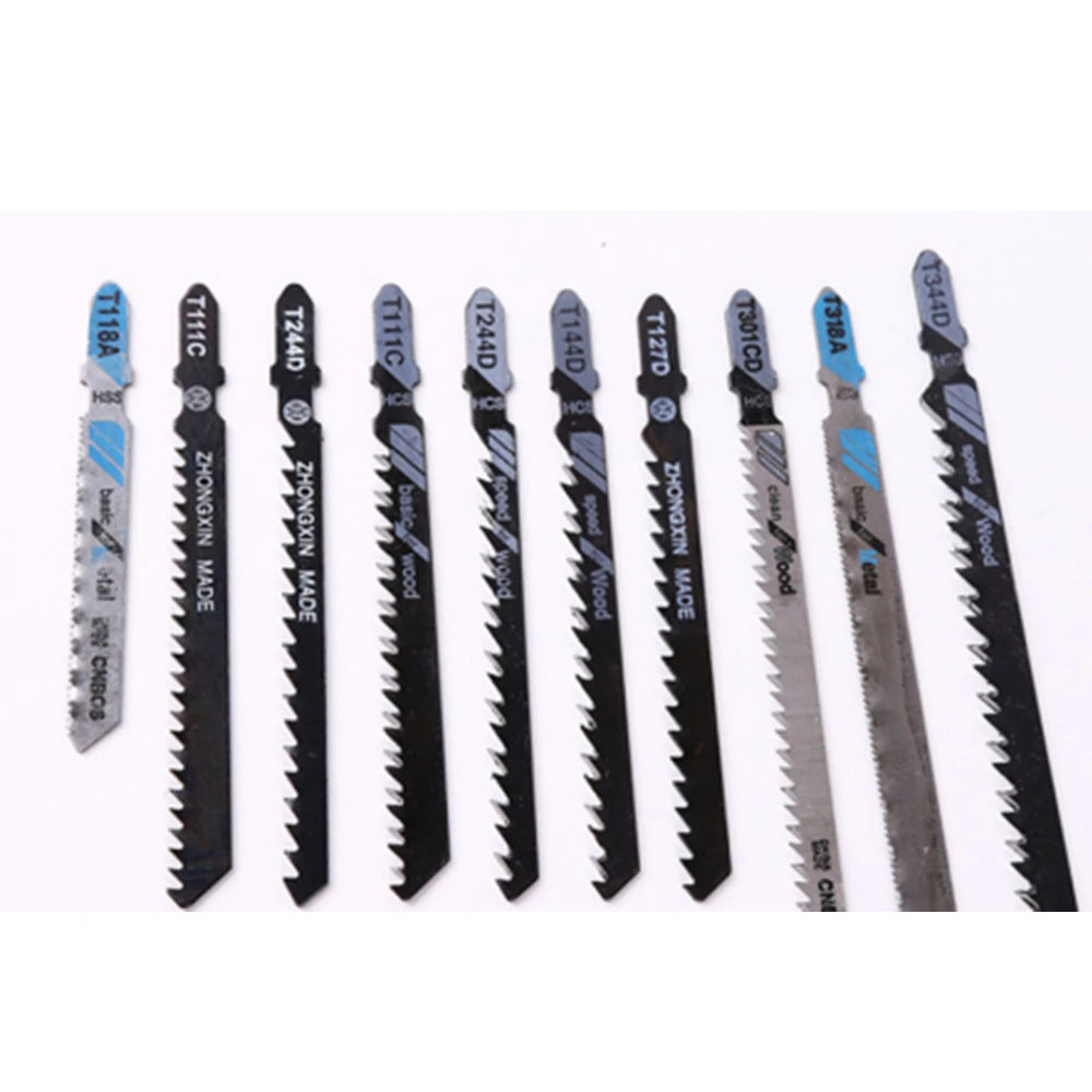 T144D T244D T111C T127D HCS T-Shank Curved Jigsaw Blades For Wood Fast Cutting Tools Jig Saw Blade Tool Accessories 74mm