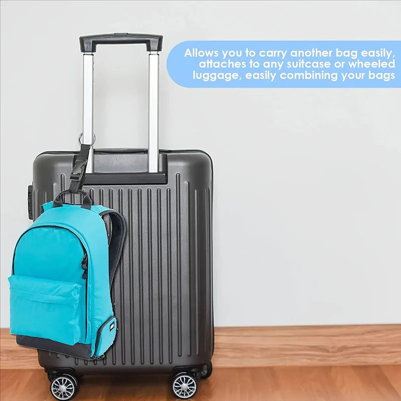 Lightweight and Portable Travel Luggage with Fixed Straps Backpacks External Straps Buckle Style Expansion Bags Luggage Straps