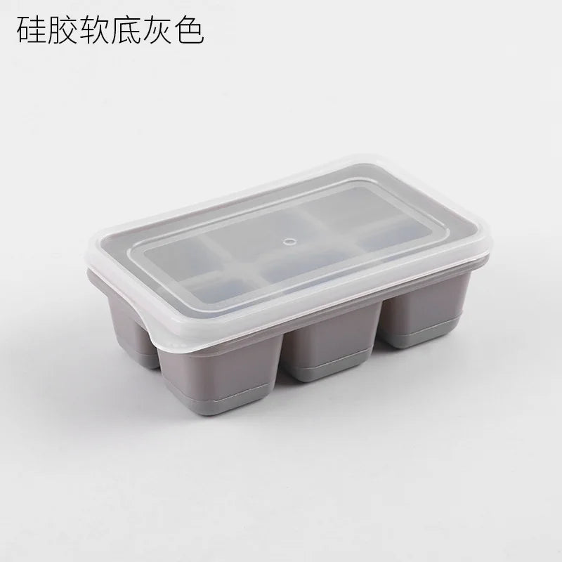 Creative Hexagon 37 Grid Ice Making Honeycomb with Lid Silicone Moulds Refrigerator Homemade Ice Mold Household Ice Making box