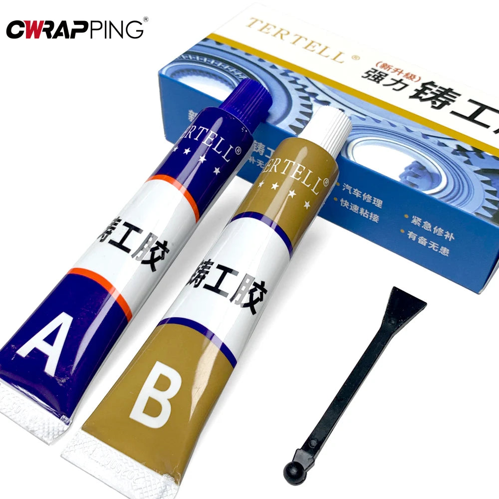 Welding Glue Metal Repair Adhesive Heat Resistance AB Sealant High Strength Plastic Repair Casting Adhesive Metal Plastic Wood