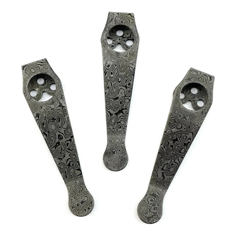12 Colors Titanium Pocket Clip Back Clamp for Spyderco C81 Paramilitary 2 Endura4 C10 Manix2 C11 Delica4 G10 Police Para3 Knives