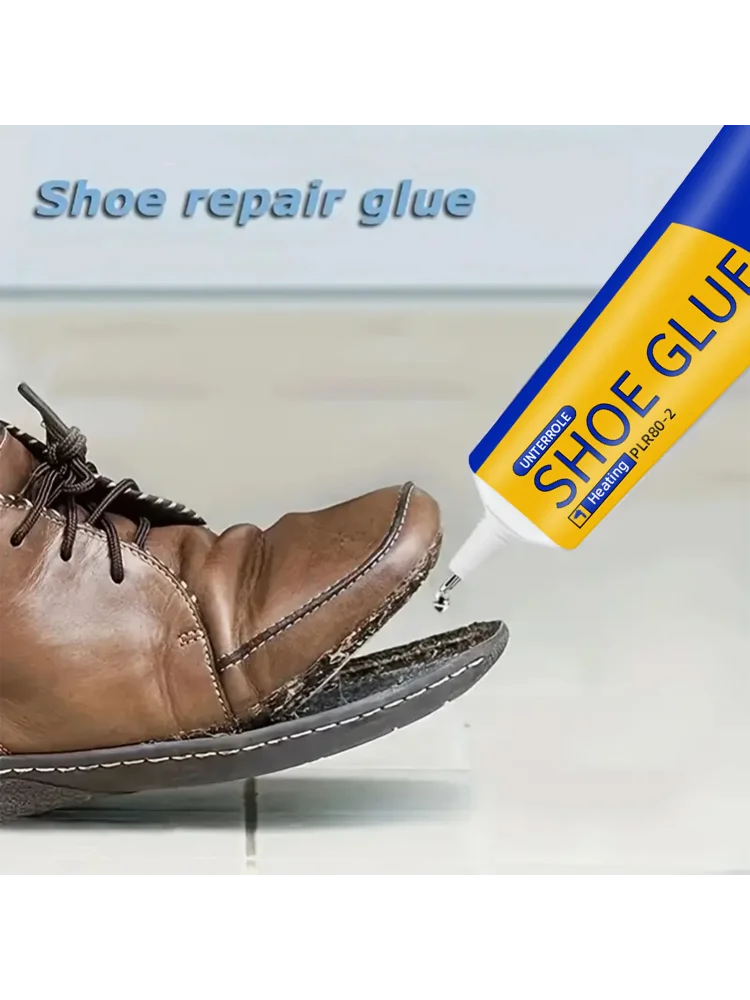 Clear Shoe Repair Adhesive Low Odor Strong Adhesive Soft Resin Shoe Glue for Fixing Worn Shoes or Boots