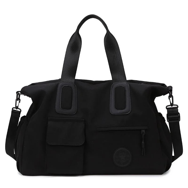 Short Trip Bag Women's Large Capacity Handheld Lightweight Luggage Bag Outdoor Soft Storage Bag Gym Bag