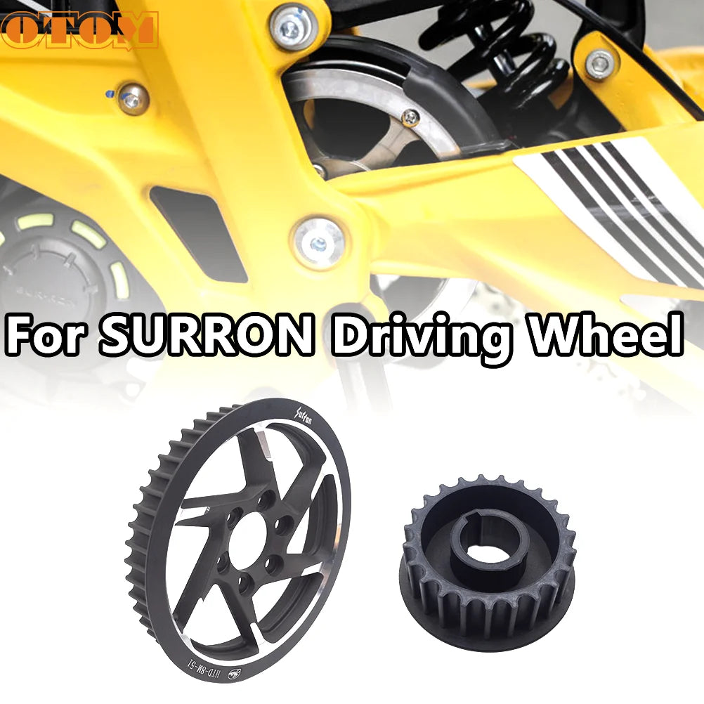 OTOM Motorcycle Original Drive Wheel Big Small Set Wheel Drive Sprocket for Surron Light Bee X S Electric SURRON Chain Drive