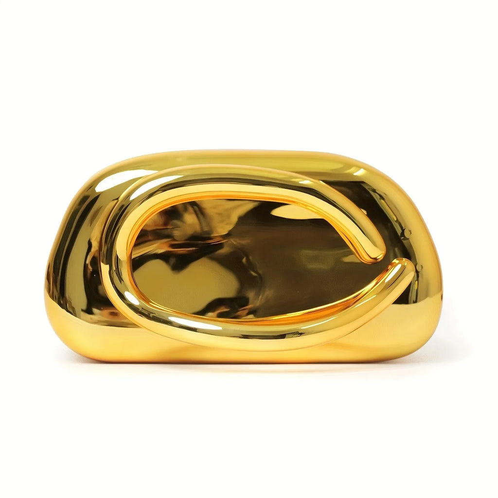 Gold Acrylic Metal Closure Box Clutch Bag Women Evening Wedding Party Cute Purse Bag Handbags Silver 2025 Spring New Fashion Ins