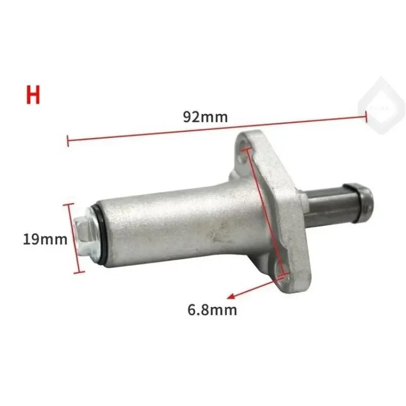 Motorcycle Cam Chain Tensioner Engine Adjuster for 70cc-250cc Horizontal Engine Aftermarket Replacement Part