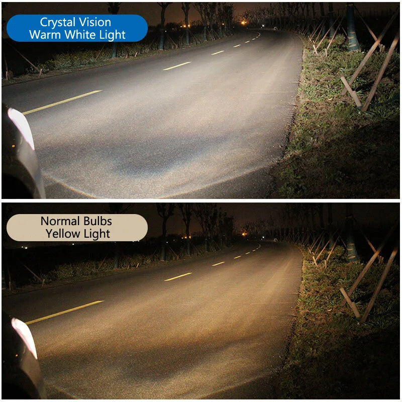 Philips Crystal Vision H1 H11 HB3 HB4 9005 9006 12V CV 4300K Bright White Car Halogen Head Light Auto Lamp (Twin)