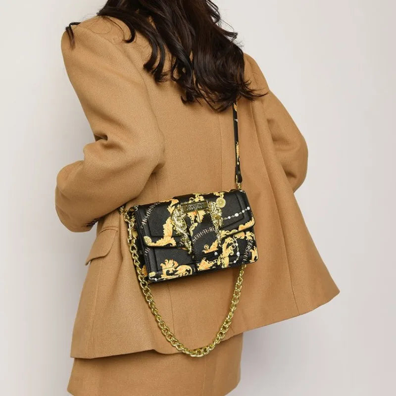 Elegant Large Capacity Diaper Bag Women Niche Designer Handbag Leather Shoulder Crossbody Purse Tote Satchel Retro Trendy