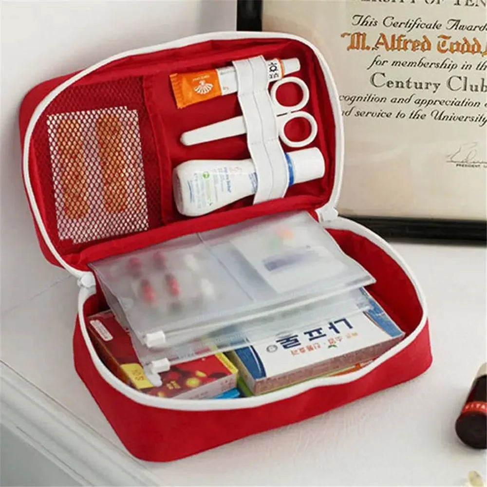 Empty Large First Aid Kit Portable Outdoor Camping Survival Disaster Earthquake Emergency Kit Large Capacity Home Empty Kit