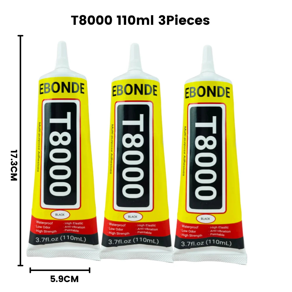 T8000 Phone Repair Glue LCD Screen Adhesive T-8000 Multifunction DIY Electronic Glue 15mL 50 mL 110mL