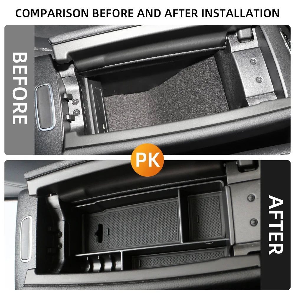 Armrest Storage Box For Mercedes Benz GLB GLA CLA A B Class MB X247 H247 C118 W177 W247 AMG Car Center Console Tray Holder