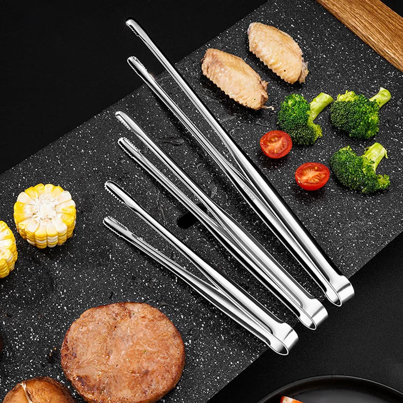 Barbecue Clip Korean Barbecue Food Clip BBQ Steak Clip Bread Tong Cooking Utensils Party Non-Slip Kitchen Gadgets Accessories