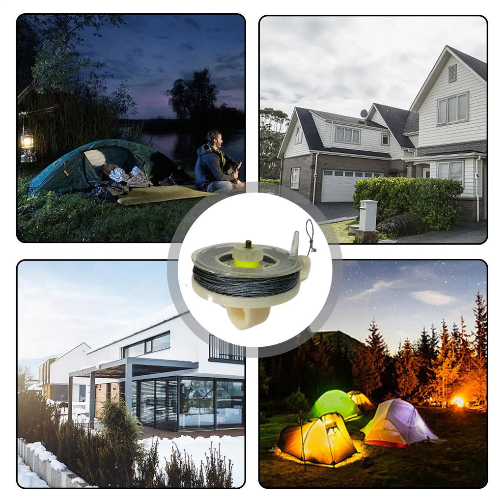 Perimeter Alarm Trip Wire Camping Perimeter Alarm Trip Line Weatherproof Early Warning Security System For Camping Outdoor