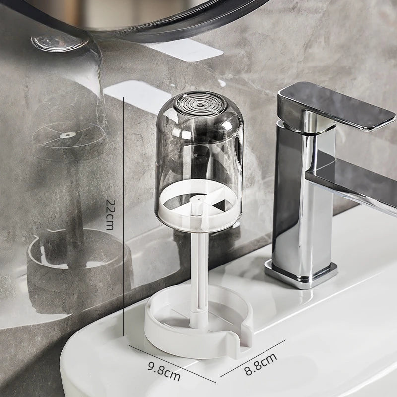 A Bathroom Dustproof Toothbrush Cup Holder, Waterproof Toothbrush Holder, Toothbrush Toothpaste Sorting Rack