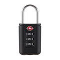 Durable TSA 3 Digit Combination Lock Anti-theft Security Customs Password Lock Contrast Color Padlock Travel Luggage Code Lock