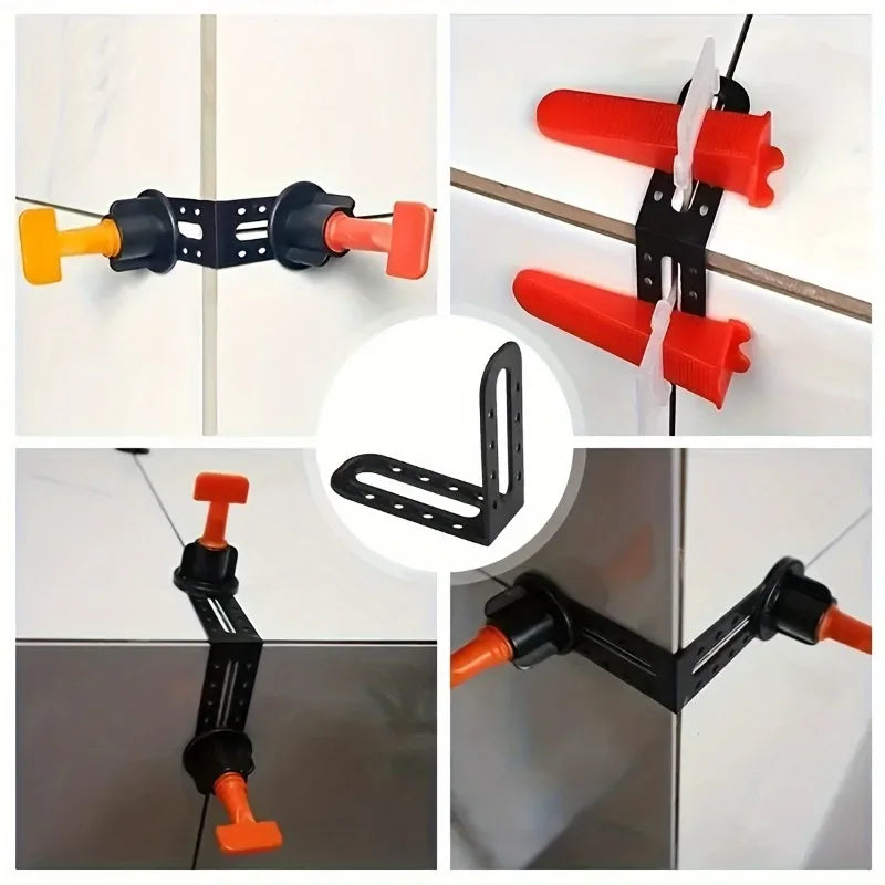 25pcs External Corner Holder Ceramic Tile Right Angle Holder Leveling Tool Tiling Ceramic Tile Leveling Tool Positioning Gask