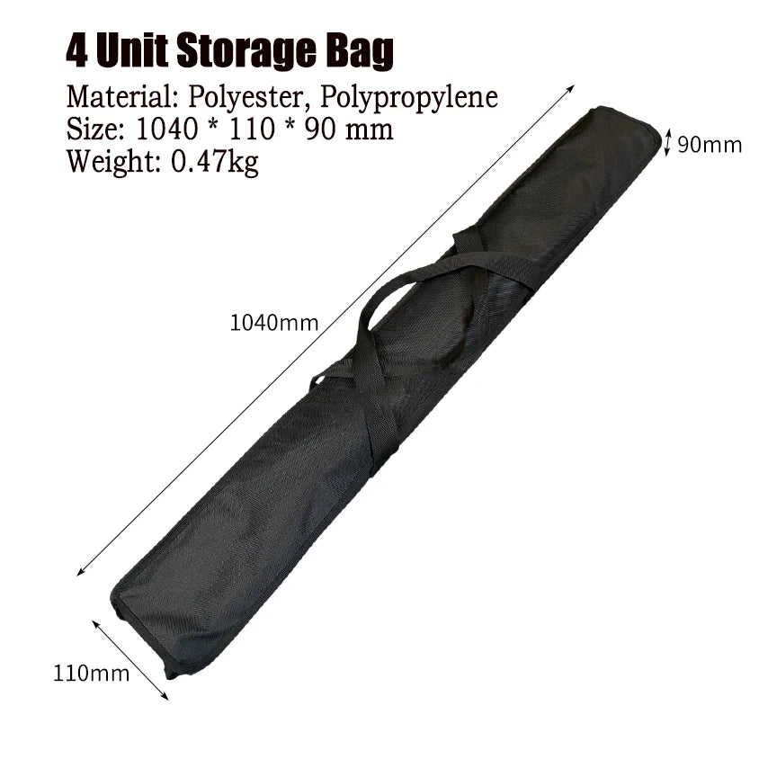 IGT Camping Table Removable Portable Storage IGT Black Camping Portable Folding Table Outdoor 2/3/4 Unit Table Legs