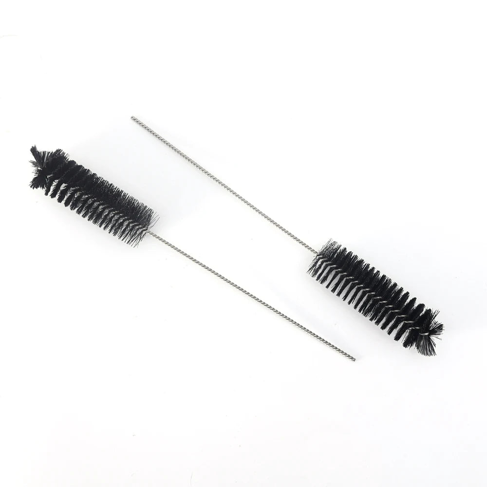 27cm Car Cylinder Cleaning Brush 3cm Diameter Nylon Engine Piston Carbon Deposit Remover Tool for Power Drill Anti Wear Bristles