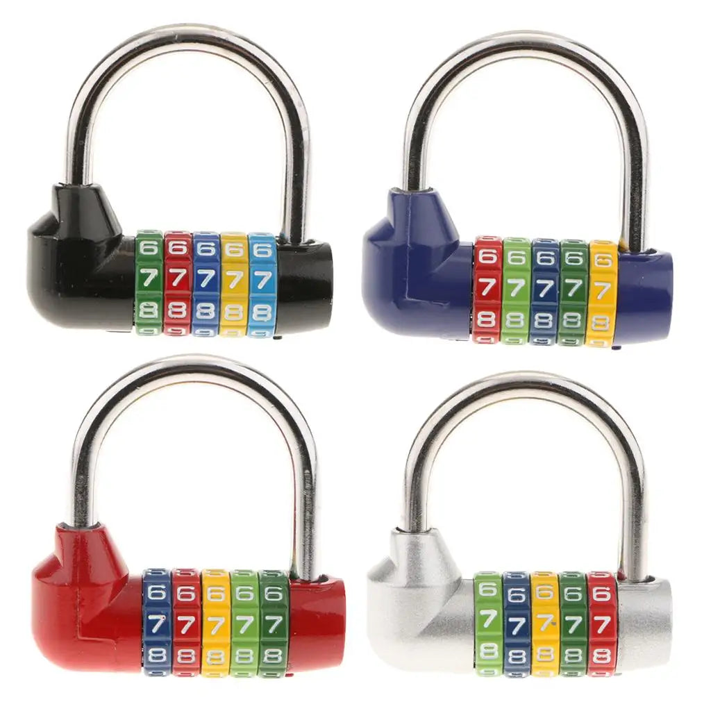 Zinc Alloy Resettable 5 Dial Password Padlock Combination Lock Suitcase Mini Luggage Security Lock for Travel Bag