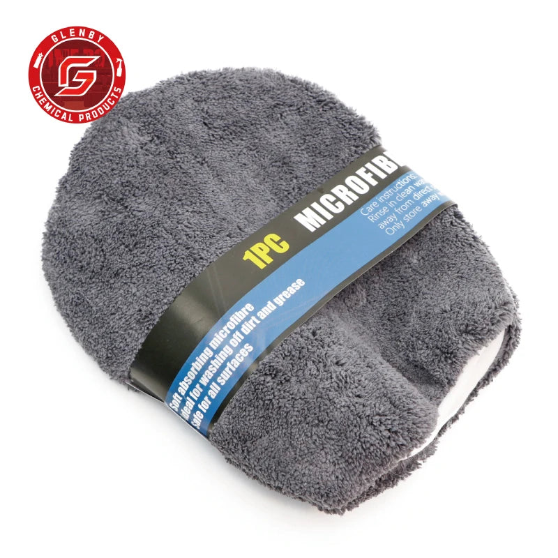 T-62  9-Piece Set Of Car And Motorcycle Cleaning Wipes Home Wash Gloves Car Wash Towels Cleaning Cloths Waxing Sponges Wheel Bru