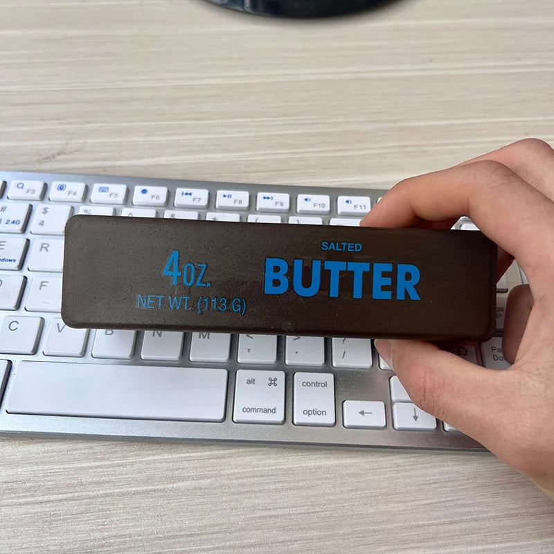 Squishy Elastic Butter Stick Fidget Toy Soft Touch Stress Relief Game Funny Decompression Prank Squeeze Toy For Anxiety Relief