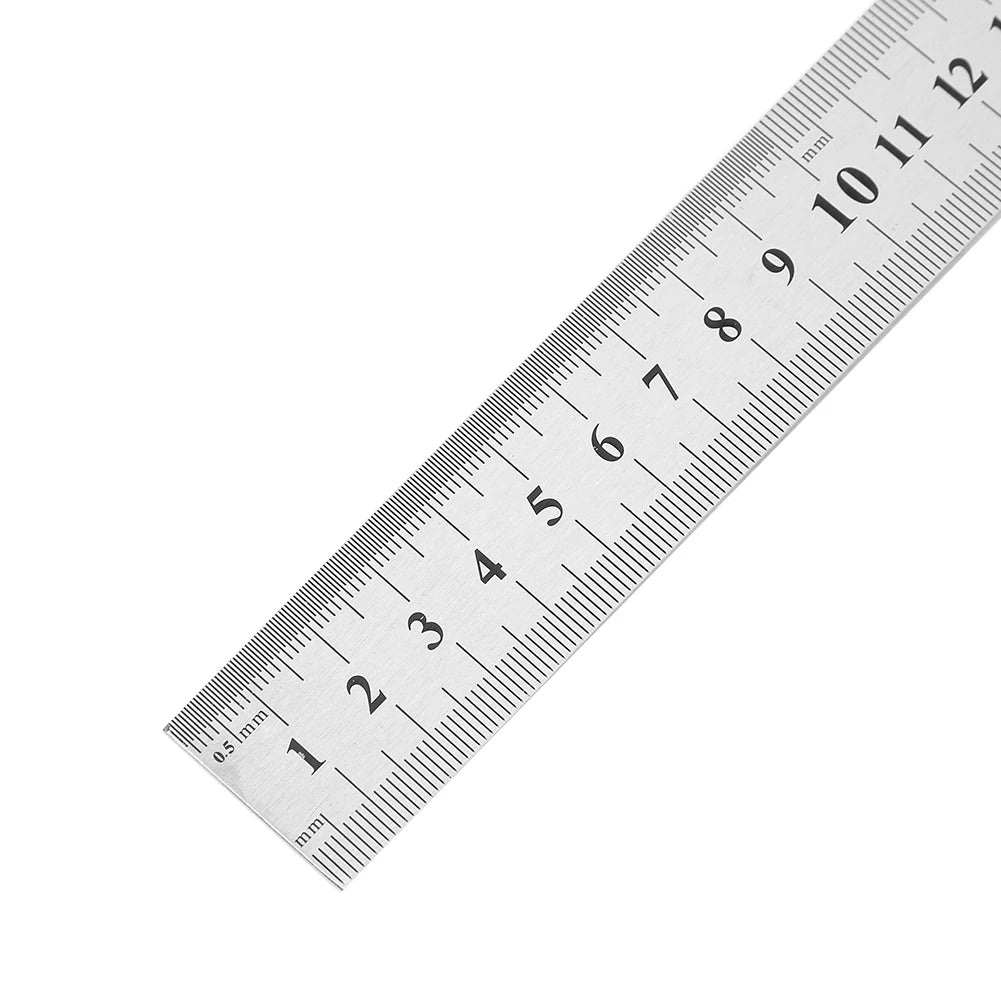 Stainless Steel Ruler Metal Ruler High Precision Centimeter Ruler Measuring Ruler for  Office Home Engineer Craft