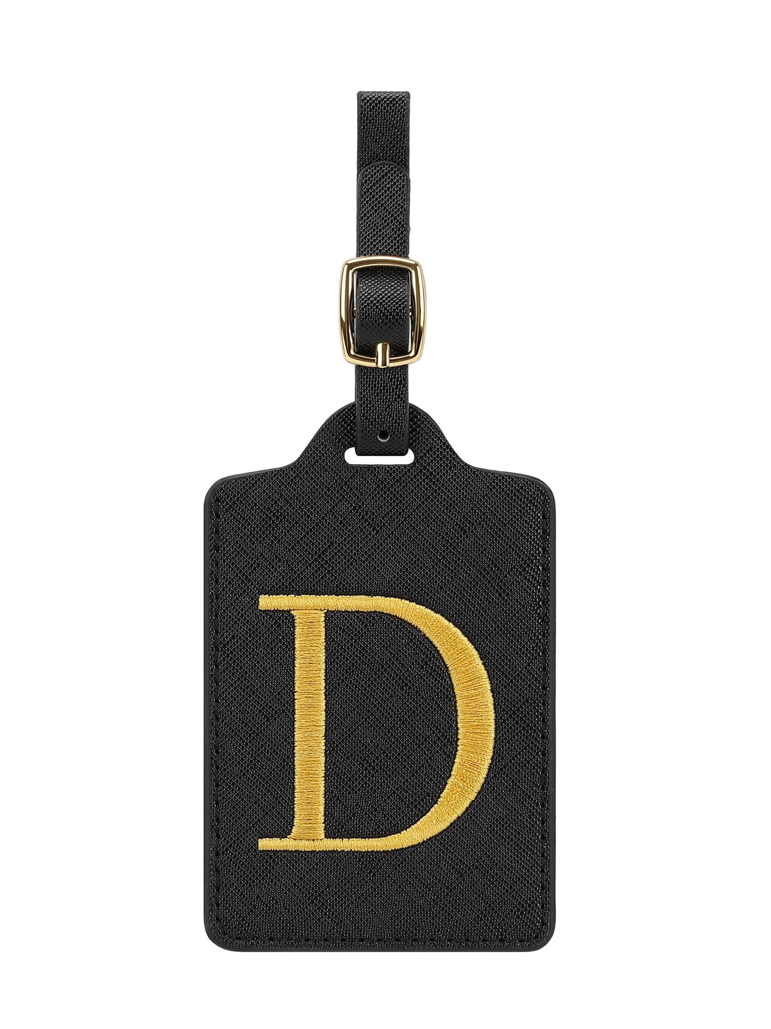 Premium Leather Business Luggage Tag Luggage Address Label Carry-on Luggage Label Name ID and Address Folder Travel Accessories