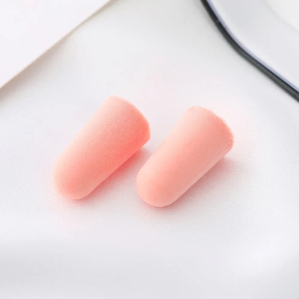 10 pairs of earplugs noise reduction sleep foam plugs Reuse snoring earplugs sound insulation sleep earplugs