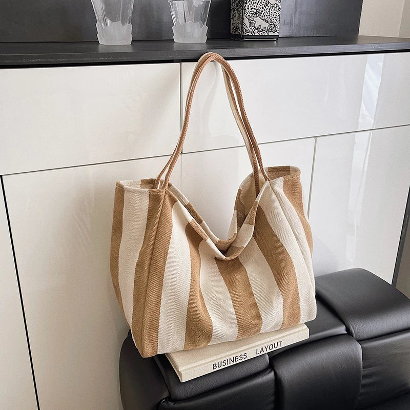 Canvas Lightweight Tote Bag Fashionable Women's Shoulder Bag 2026 New Hot Selling Large Capacity Versatile Handbag Bolso Mujer