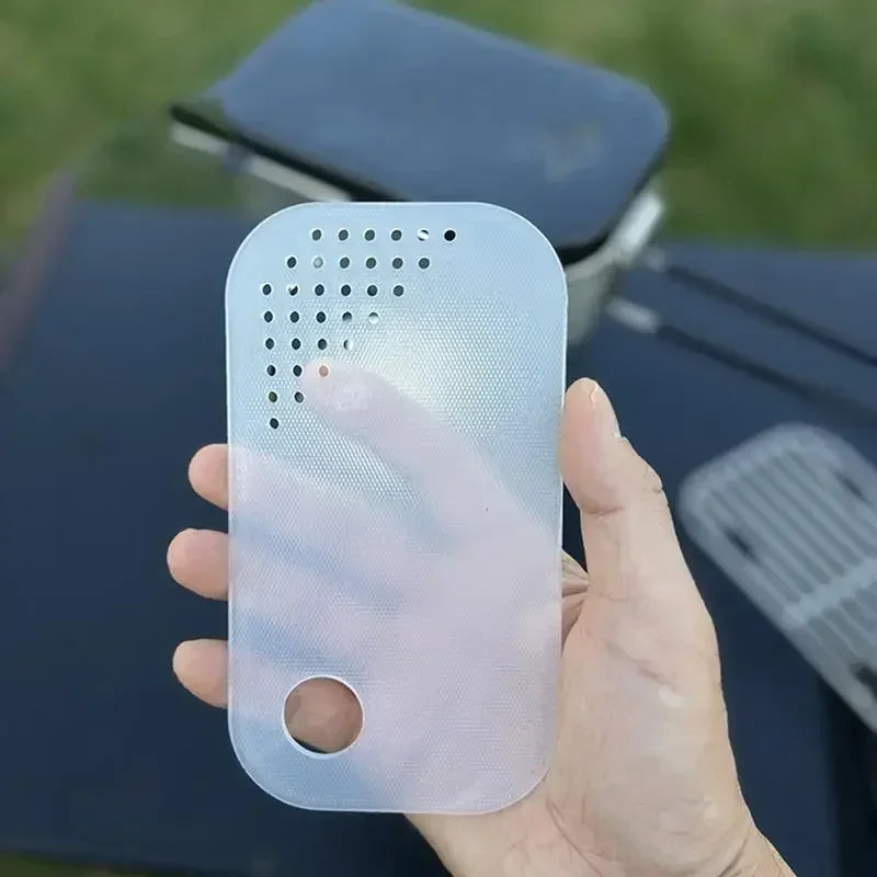 Camping Portable mini chopping board Board Outdoor Camping or Kitchen Household Double Sided Cutting Board with Holes Picnic