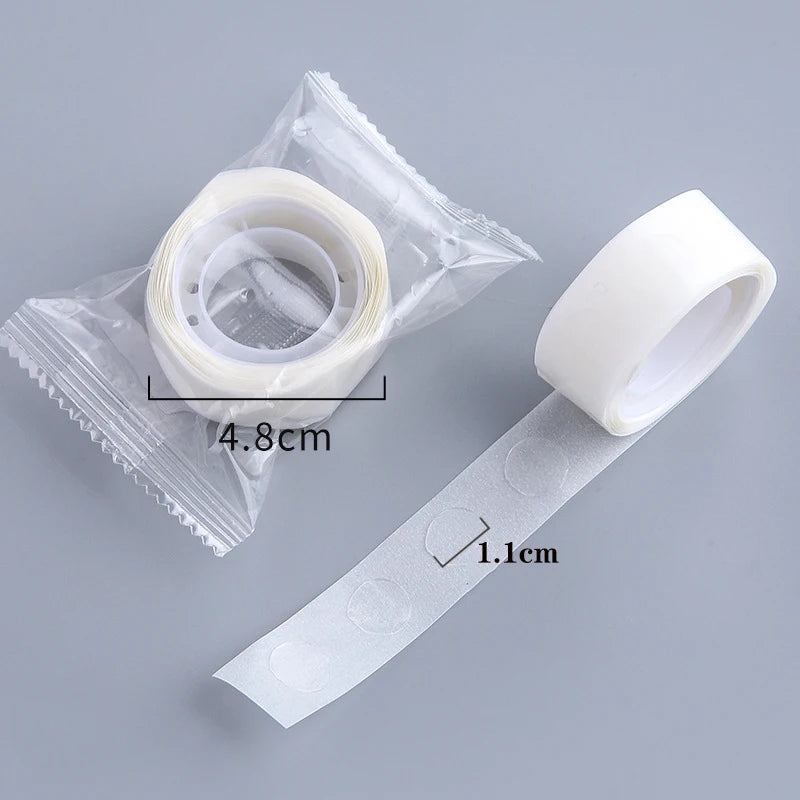 Circular Dot Adhesive for Students Double-sided Adhesive Transparent High Viscosity No Trace Multifunctional Fixed Sticker